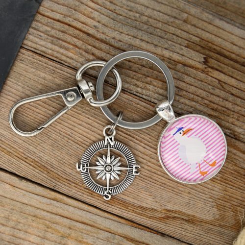 Schlüsselanhänger Kapitän Möwe