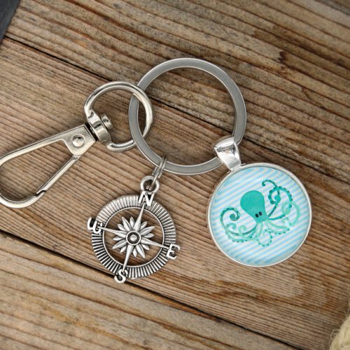 Schlüsselanhänger Oktopus