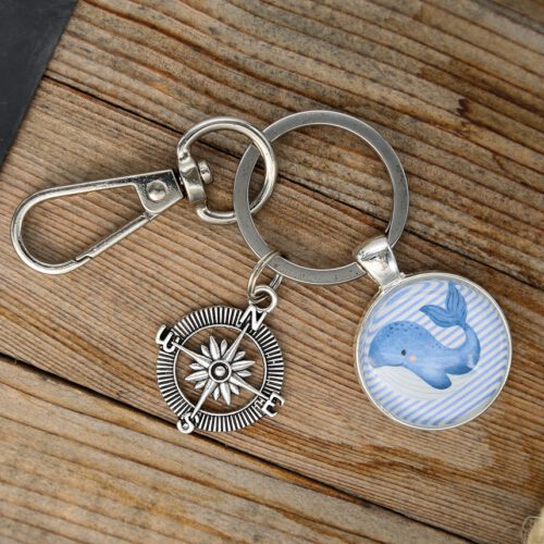 Schlüsselanhänger Wal