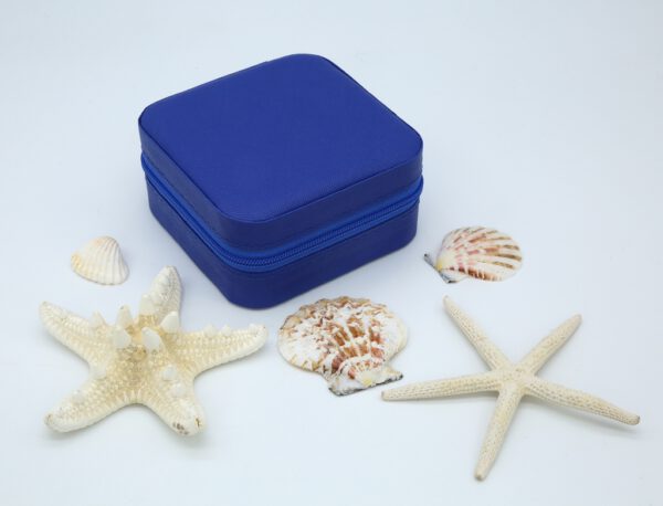 Schmuckbox PU Leder Dunkelblau