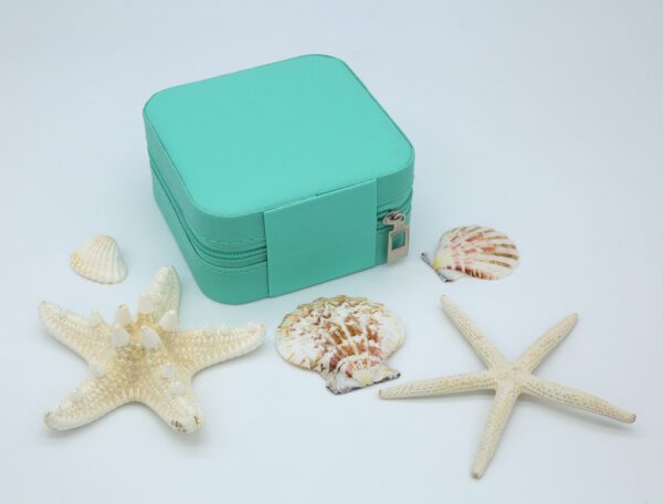 Schmuckbox PU Leder Türkis – Bild 3