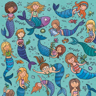 Untersetzer Meerjungfrauen