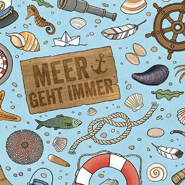 Untersetzer Meer geht immer