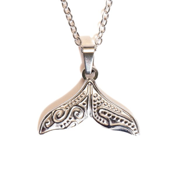 Edelstahl Kette mit Walfluke – Bild 2