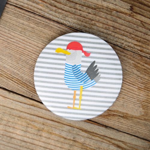 Magnet Möwe Pirat