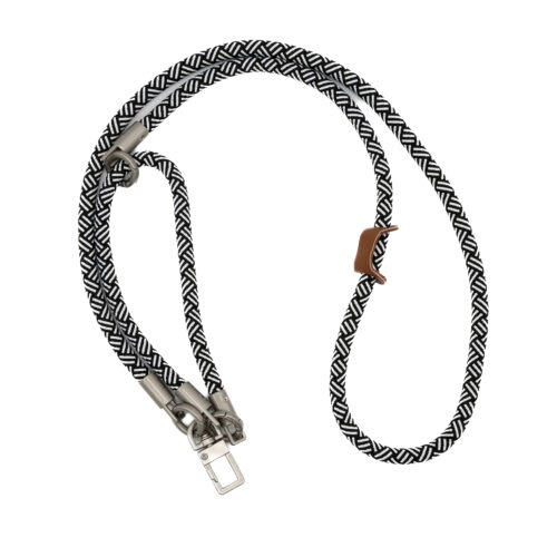 Handykette Kombi schwarz-weiß gemustert