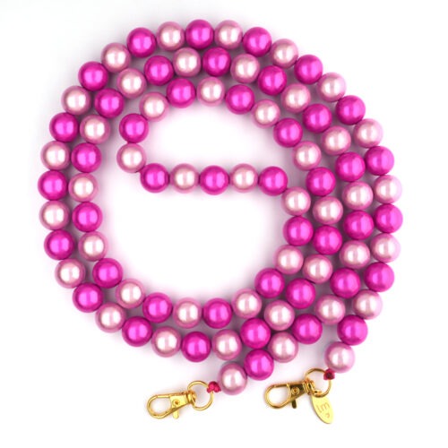 Handykette Galaxy Pearls, rosa fuchsia