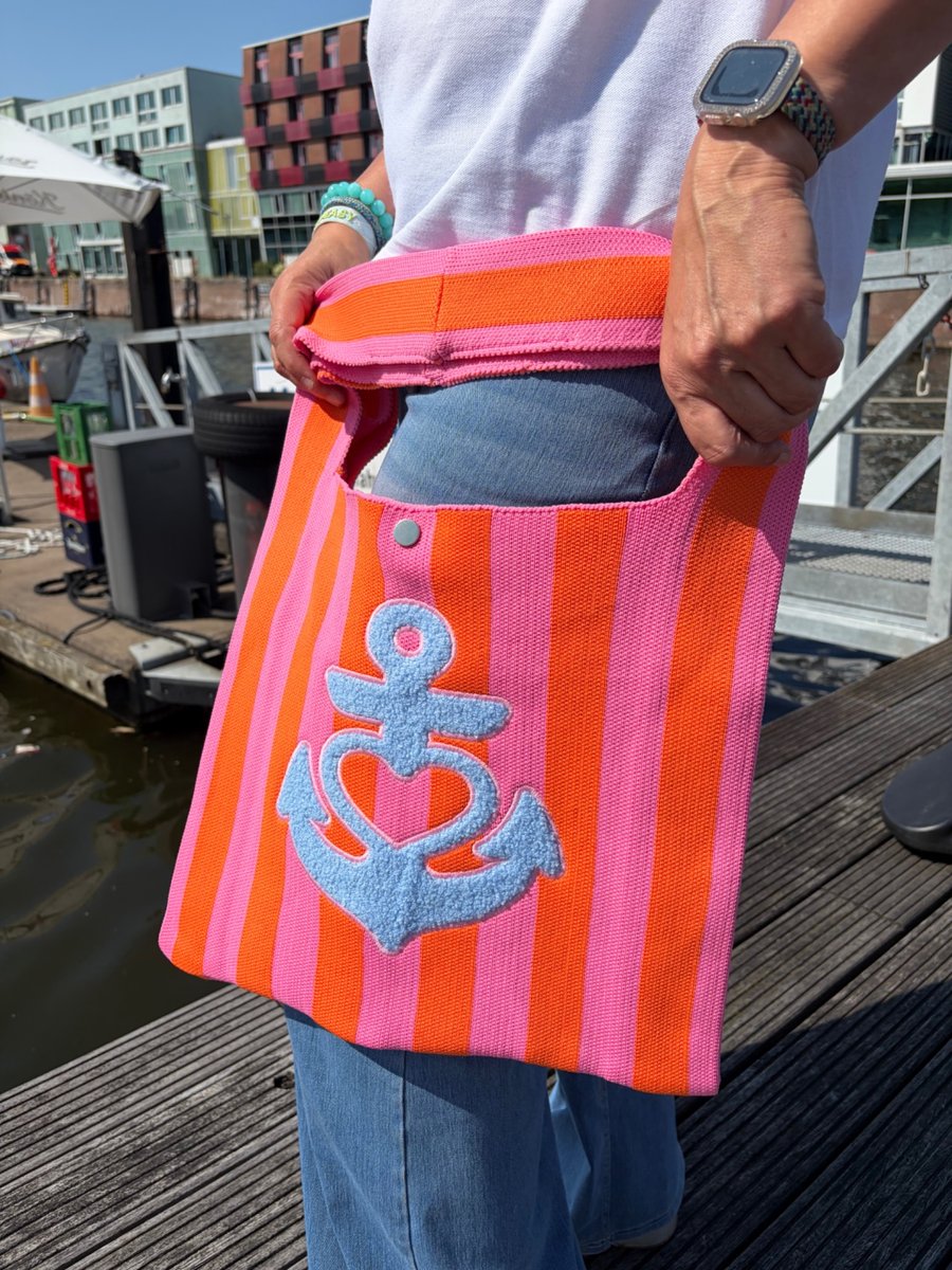 Strandtasche Ankerherz – Bild 4